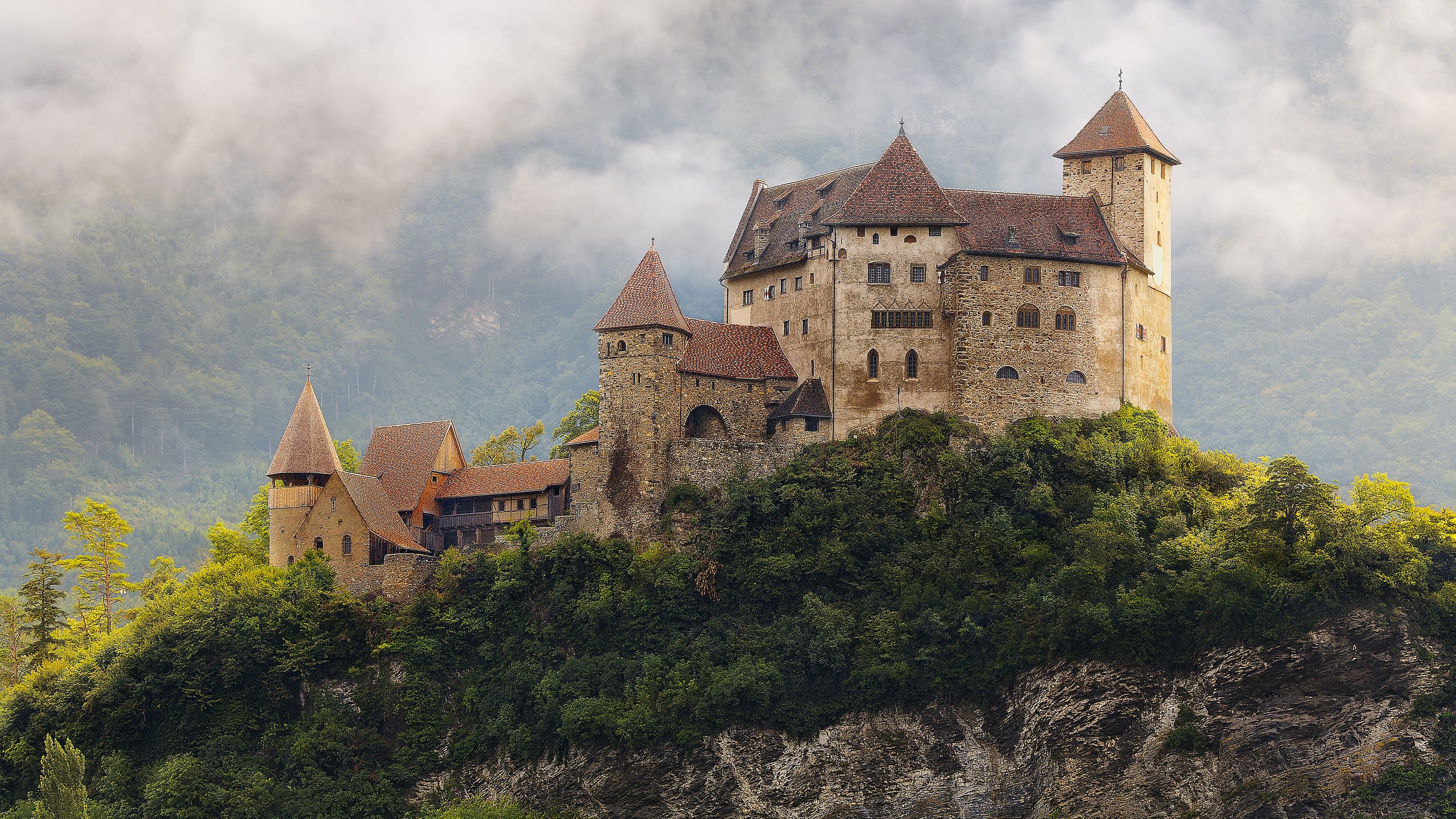 Замок Гутенберг —  расположен на территории коммуны Бальцерс на холме высотой около 70 м